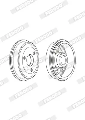 Bremsbelagsatz, Scheibenbremse Vorderachse FERODO FDB5019 Bild Bremsbelagsatz, Scheibenbremse Vorderachse FERODO FDB5019
