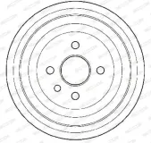 Bremsbelagsatz, Scheibenbremse FERODO FDB5096