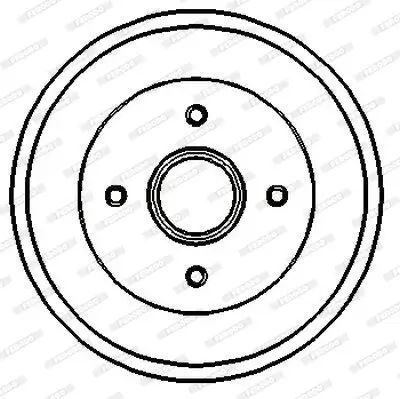 Bremstrommel FERODO FDR329245 Bild Bremstrommel FERODO FDR329245