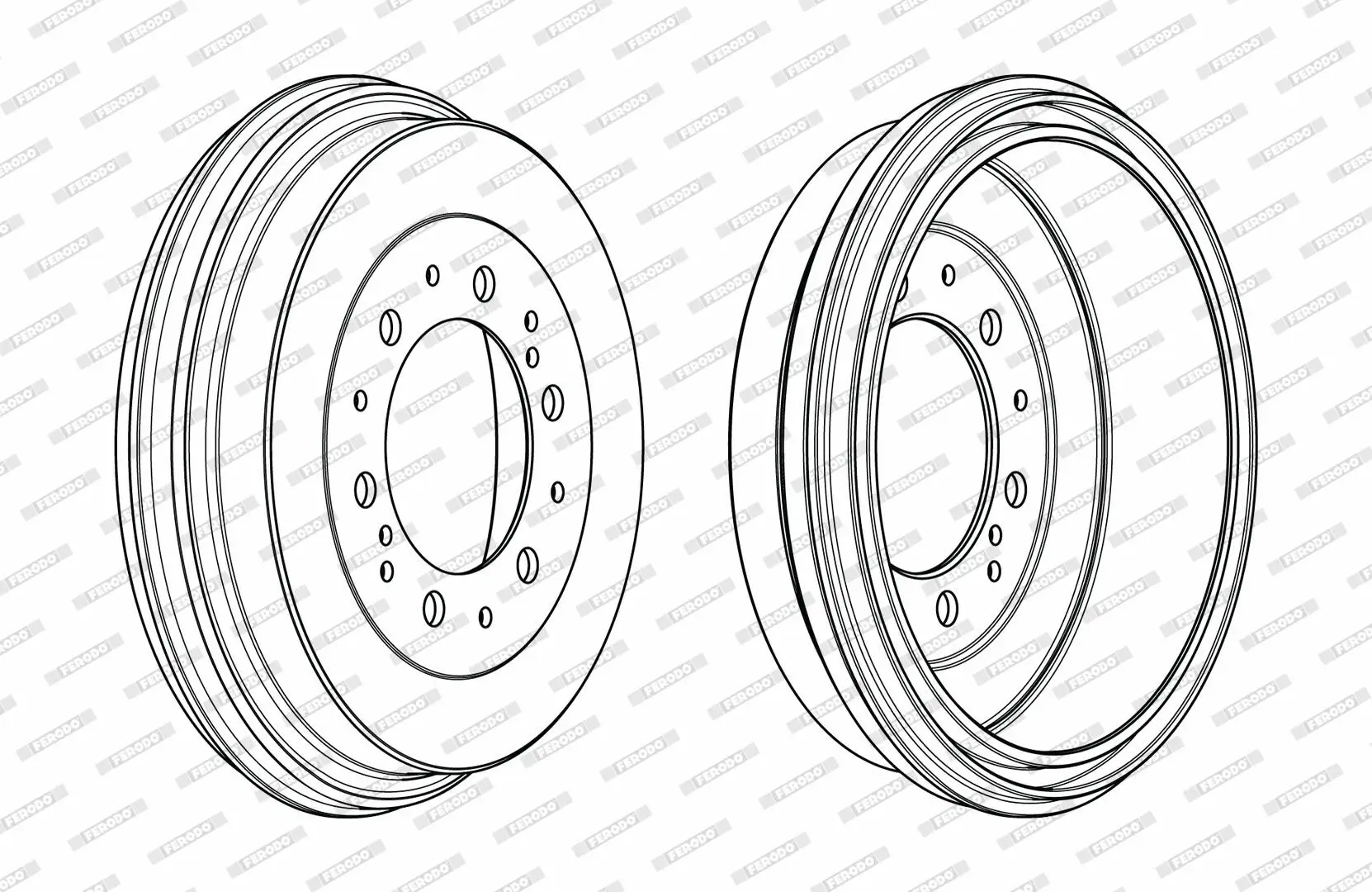 Bremsschlauch Vorderachse FERODO FHY2673
