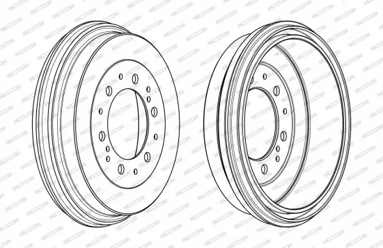 Bremsschlauch Vorderachse FERODO FHY2673 Bild Bremsschlauch Vorderachse FERODO FHY2673