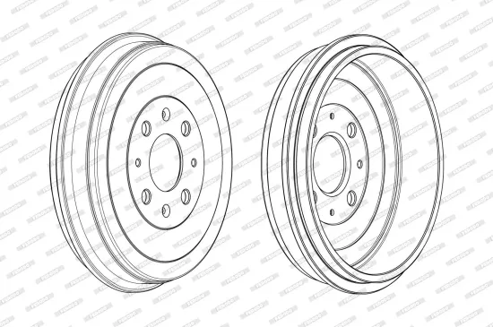 Bremstrommel FERODO FDR329801 Bild Bremstrommel FERODO FDR329801