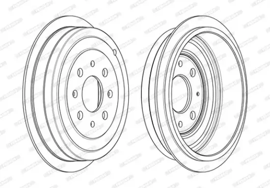 Bremstrommel FERODO FDR329809 Bild Bremstrommel FERODO FDR329809