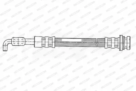 Bremsschlauch Hinterachse außen links rechts FERODO FHY2306 Bild Bremsschlauch Hinterachse außen links rechts FERODO FHY2306