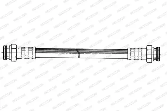 Bremsschlauch Hinterachse FERODO FHY2457 Bild Bremsschlauch Hinterachse FERODO FHY2457