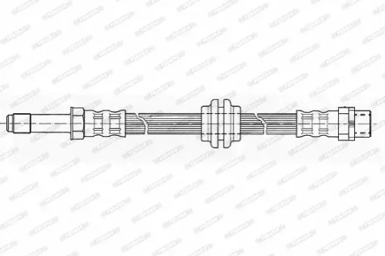 Bremsschlauch Vorderachse FERODO FHY2468 Bild Bremsschlauch Vorderachse FERODO FHY2468