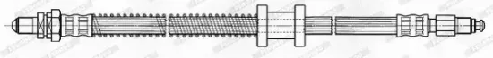 Bremsschlauch Vorderachse FERODO FHY2550 Bild Bremsschlauch Vorderachse FERODO FHY2550