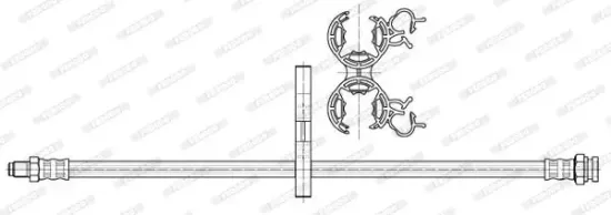 Bremsschlauch FERODO FHY2618 Bild Bremsschlauch FERODO FHY2618