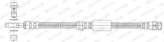 Bremsschlauch FERODO FHY2665 Bild Bremsschlauch FERODO FHY2665