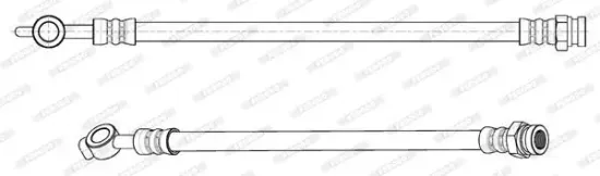 Bremsschlauch Hinterachse FERODO FHY2753 Bild Bremsschlauch Hinterachse FERODO FHY2753