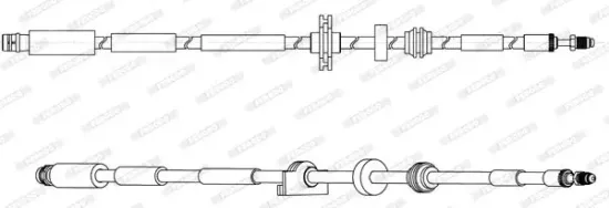 Bremsschlauch Vorderachse FERODO FHY2854 Bild Bremsschlauch Vorderachse FERODO FHY2854
