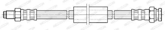 Bremsschlauch Hinterachse links FERODO FHY2897 Bild Bremsschlauch Hinterachse links FERODO FHY2897