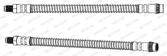 Bremsschlauch Hinterachse außen links rechts FERODO FHY3035 Bild Bremsschlauch Hinterachse außen links rechts FERODO FHY3035