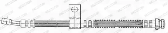 Bremsschlauch Vorderachse rechts FERODO FHY3150 Bild Bremsschlauch Vorderachse rechts FERODO FHY3150