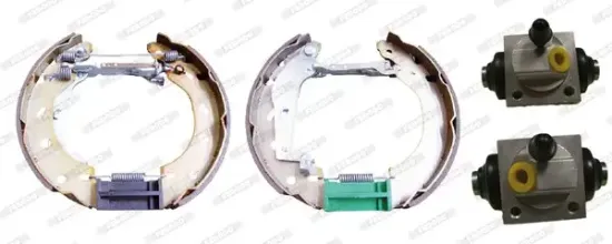 Bremsbackensatz Hinterachse FERODO FMK611 Bild Bremsbackensatz Hinterachse FERODO FMK611