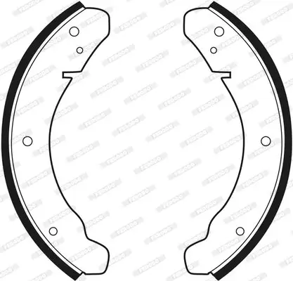 Bremsbackensatz Hinterachse FERODO FSB11 Bild Bremsbackensatz Hinterachse FERODO FSB11