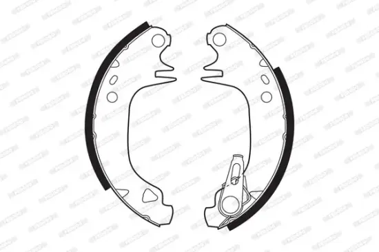 Bremsbackensatz FERODO FSB188 Bild Bremsbackensatz FERODO FSB188
