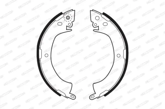 Bremsbackensatz Hinterachse FERODO FSB249 Bild Bremsbackensatz Hinterachse FERODO FSB249