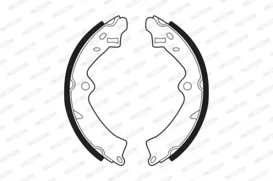 Bremsbackensatz Hinterachse FERODO FSB260 Bild Bremsbackensatz Hinterachse FERODO FSB260