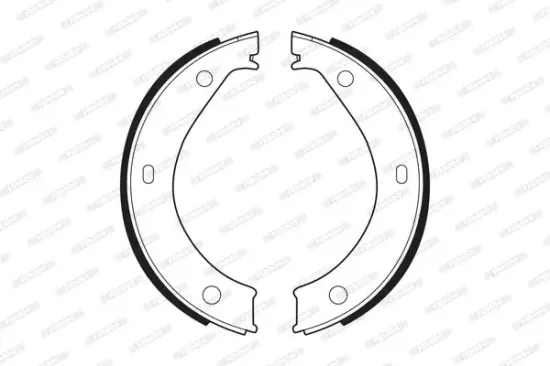 Bremsbackensatz, Feststellbremse Hinterachse FERODO FSB272 Bild Bremsbackensatz, Feststellbremse Hinterachse FERODO FSB272