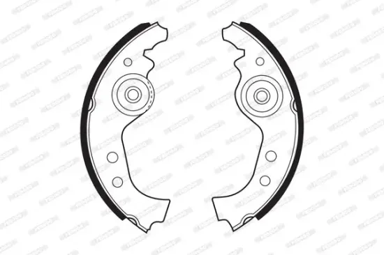 Bremsbackensatz Hinterachse FERODO FSB27 Bild Bremsbackensatz Hinterachse FERODO FSB27