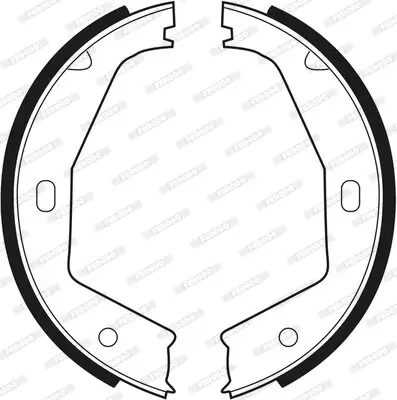 Bremsbackensatz, Feststellbremse Hinterachse FERODO FSB292 Bild Bremsbackensatz, Feststellbremse Hinterachse FERODO FSB292