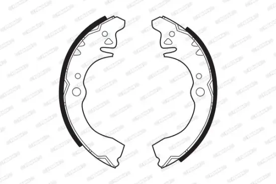 Bremsbackensatz Hinterachse FERODO FSB314 Bild Bremsbackensatz Hinterachse FERODO FSB314