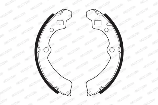 Bremsbackensatz Hinterachse FERODO FSB340 Bild Bremsbackensatz Hinterachse FERODO FSB340