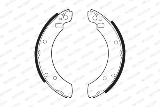 Bremsbackensatz Hinterachse FERODO FSB363 Bild Bremsbackensatz Hinterachse FERODO FSB363