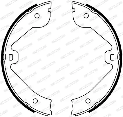 Bremsbackensatz, Feststellbremse Hinterachse FERODO FSB4000 Bild Bremsbackensatz, Feststellbremse Hinterachse FERODO FSB4000
