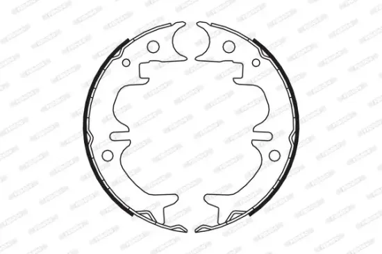 Bremsbackensatz, Feststellbremse Hinterachse FERODO FSB4008 Bild Bremsbackensatz, Feststellbremse Hinterachse FERODO FSB4008