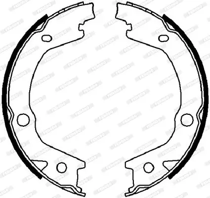 Bremsbackensatz, Feststellbremse Hinterachse FERODO FSB4021 Bild Bremsbackensatz, Feststellbremse Hinterachse FERODO FSB4021