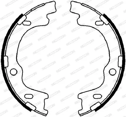 Bremsbackensatz, Feststellbremse FERODO FSB4022 Bild Bremsbackensatz, Feststellbremse FERODO FSB4022
