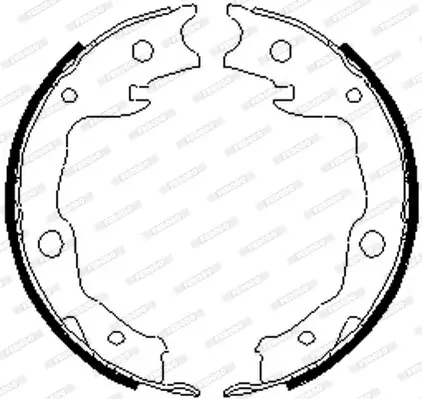 Bremsbackensatz, Feststellbremse FERODO FSB4035 Bild Bremsbackensatz, Feststellbremse FERODO FSB4035
