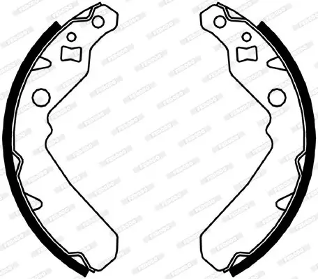 Bremsbackensatz Hinterachse FERODO FSB4041 Bild Bremsbackensatz Hinterachse FERODO FSB4041