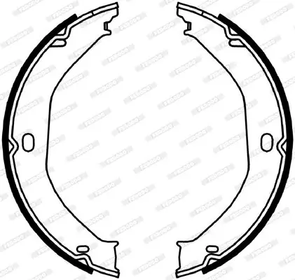 Bremsbackensatz, Feststellbremse Hinterachse FERODO FSB4057 Bild Bremsbackensatz, Feststellbremse Hinterachse FERODO FSB4057