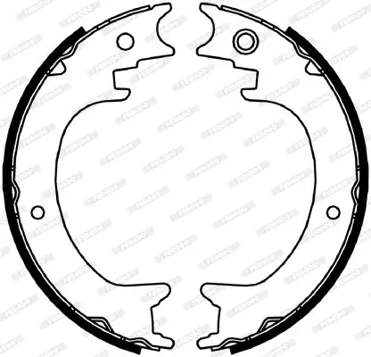 Bremsbackensatz, Feststellbremse Hinterachse FERODO FSB4064 Bild Bremsbackensatz, Feststellbremse Hinterachse FERODO FSB4064
