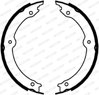 Bremsbackensatz, Feststellbremse Hinterachse FERODO FSB4067 Bild Bremsbackensatz, Feststellbremse Hinterachse FERODO FSB4067