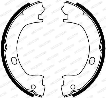 Bremsbackensatz, Feststellbremse Hinterachse FERODO FSB4073 Bild Bremsbackensatz, Feststellbremse Hinterachse FERODO FSB4073