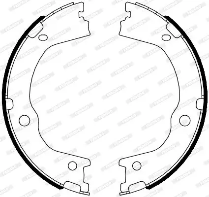 Bremsbackensatz, Feststellbremse FERODO FSB4089 Bild Bremsbackensatz, Feststellbremse FERODO FSB4089