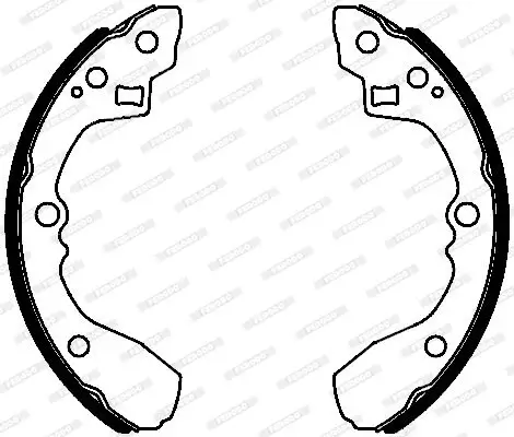 Bremsbackensatz Hinterachse FERODO FSB4100 Bild Bremsbackensatz Hinterachse FERODO FSB4100