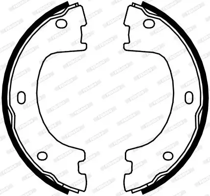 Bremsbackensatz, Feststellbremse Hinterachse FERODO FSB4103 Bild Bremsbackensatz, Feststellbremse Hinterachse FERODO FSB4103