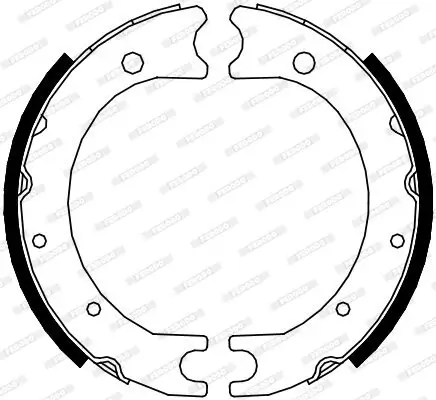 Bremsbackensatz, Feststellbremse FERODO FSB4119 Bild Bremsbackensatz, Feststellbremse FERODO FSB4119