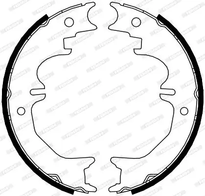 Bremsbackensatz, Feststellbremse Hinterachse FERODO FSB4120 Bild Bremsbackensatz, Feststellbremse Hinterachse FERODO FSB4120