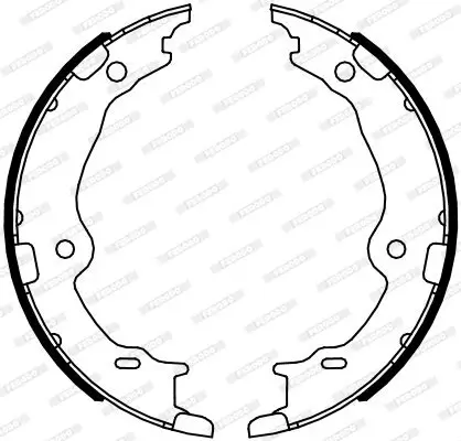 Bremsbackensatz, Feststellbremse Hinterachse FERODO FSB4123 Bild Bremsbackensatz, Feststellbremse Hinterachse FERODO FSB4123