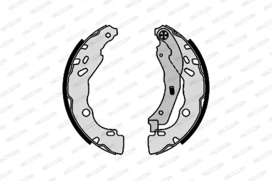 Bremsbackensatz Hinterachse FERODO FSB4159 Bild Bremsbackensatz Hinterachse FERODO FSB4159