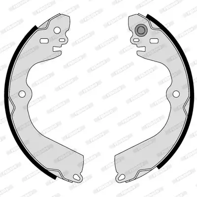 Bremsbackensatz Hinterachse FERODO FSB4163 Bild Bremsbackensatz Hinterachse FERODO FSB4163