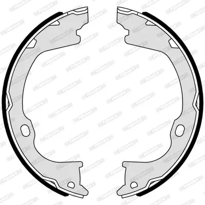 Bremsbackensatz, Feststellbremse Hinterachse FERODO FSB4169 Bild Bremsbackensatz, Feststellbremse Hinterachse FERODO FSB4169