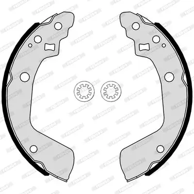 Bremsbackensatz Hinterachse FERODO FSB4172 Bild Bremsbackensatz Hinterachse FERODO FSB4172