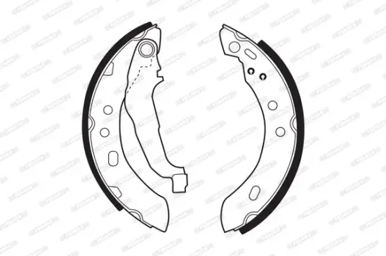 Bremsbackensatz Hinterachse FERODO FSB417 Bild Bremsbackensatz Hinterachse FERODO FSB417
